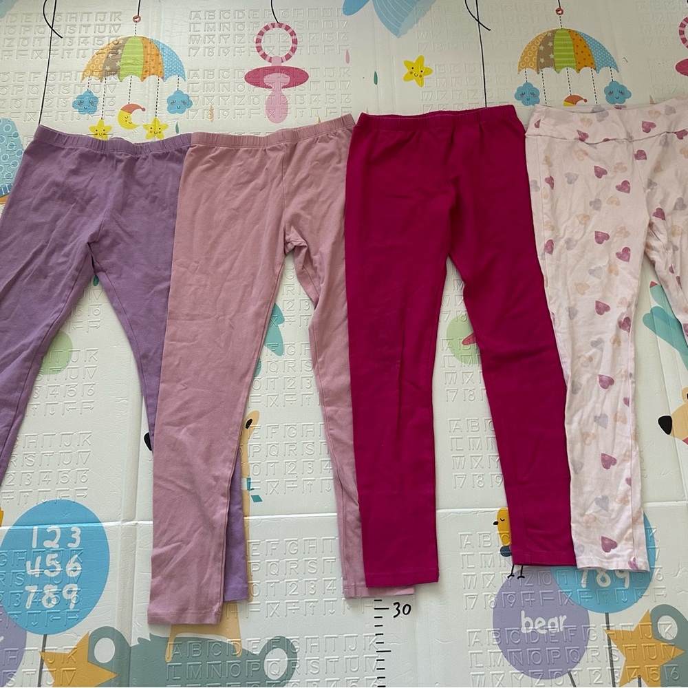 Girls Youth Leggings LOT Bundle XL